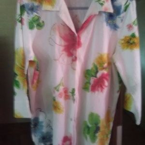 Beautiful Flower Print Blouse